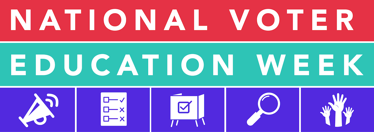 National Voter Education Week logo (with rounded corners)